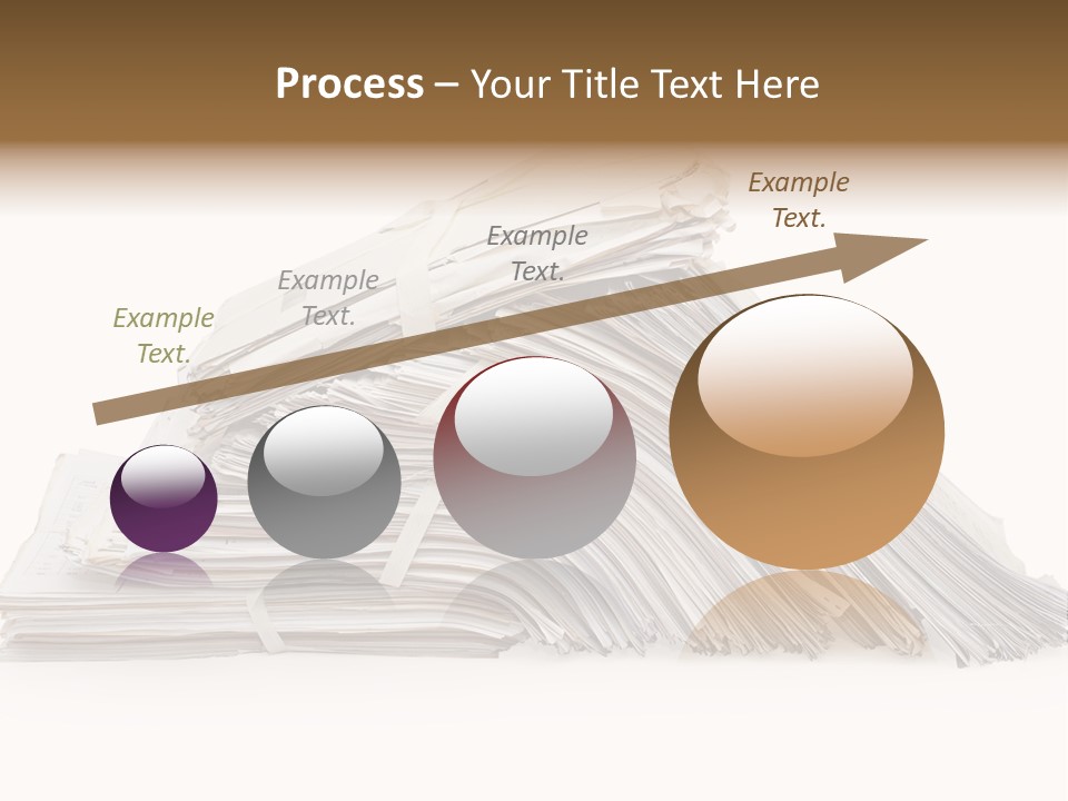 Office Folder Clerk PowerPoint Template