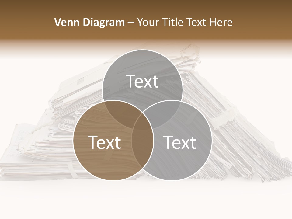 Office Folder Clerk PowerPoint Template