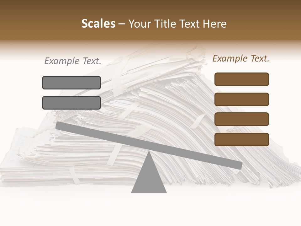 Office Folder Clerk PowerPoint Template