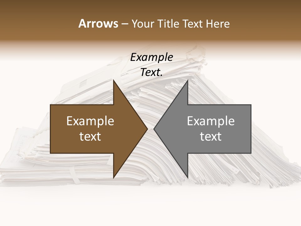 Office Folder Clerk PowerPoint Template