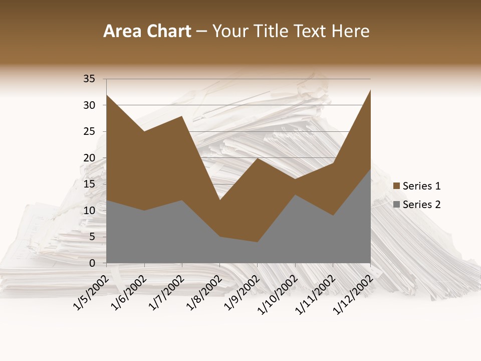 Office Folder Clerk PowerPoint Template