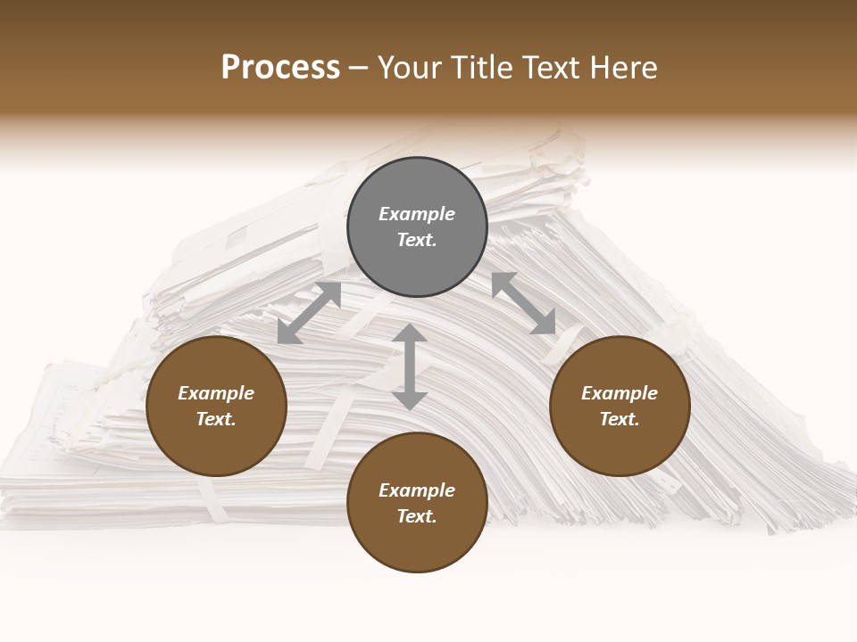 Office Folder Clerk PowerPoint Template