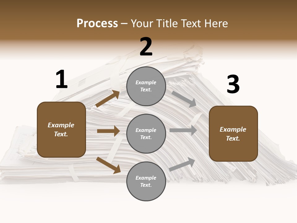 Office Folder Clerk PowerPoint Template