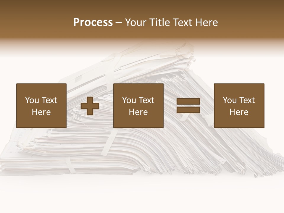 Office Folder Clerk PowerPoint Template