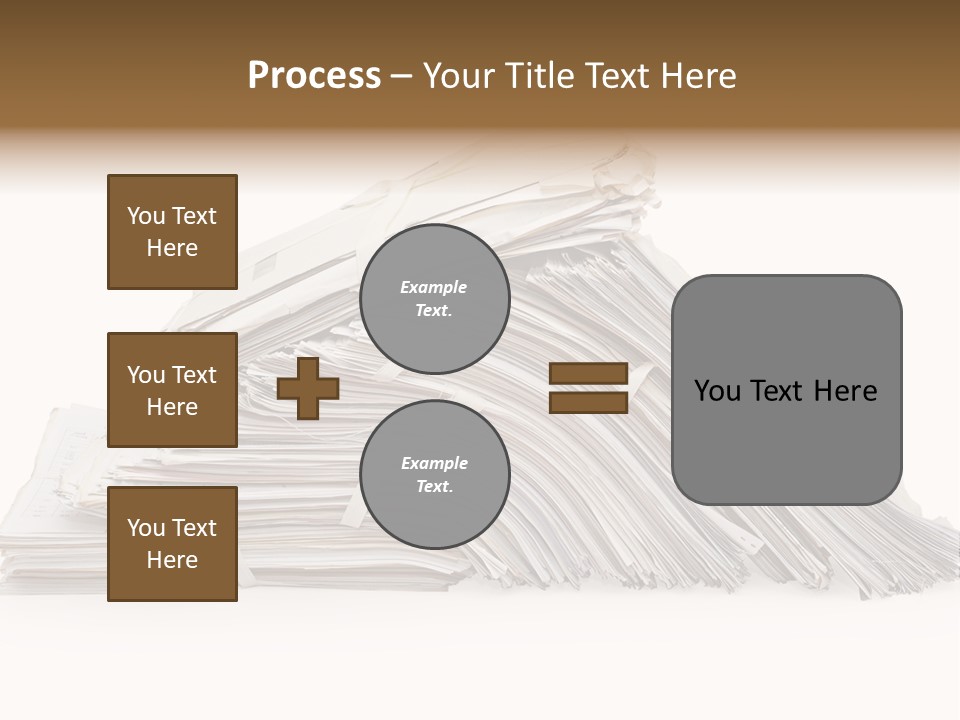 Office Folder Clerk PowerPoint Template