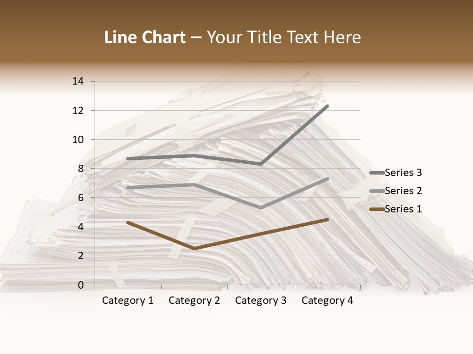 Office Folder Clerk PowerPoint Template