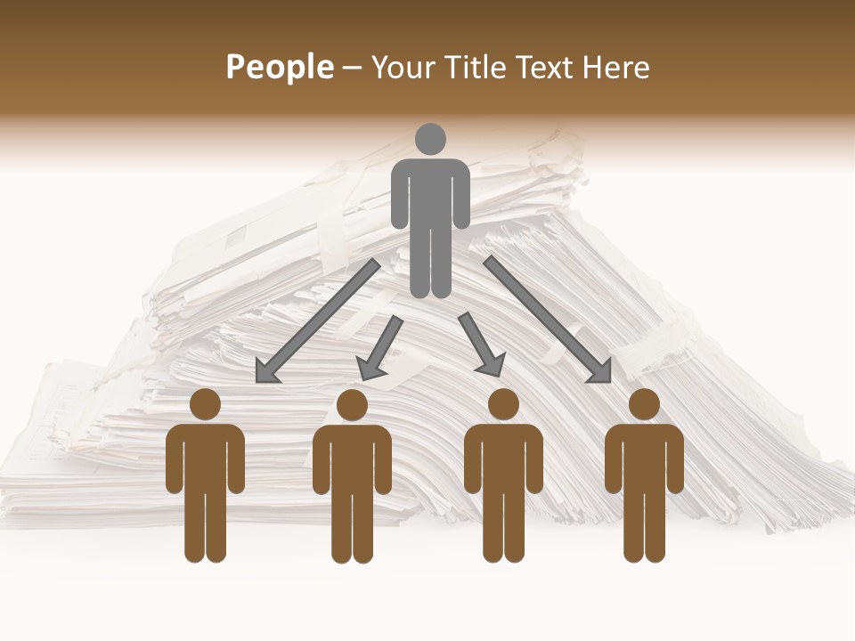 Office Folder Clerk PowerPoint Template