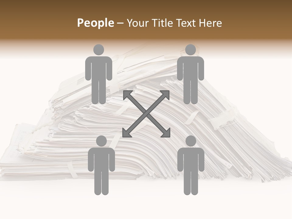 Office Folder Clerk PowerPoint Template