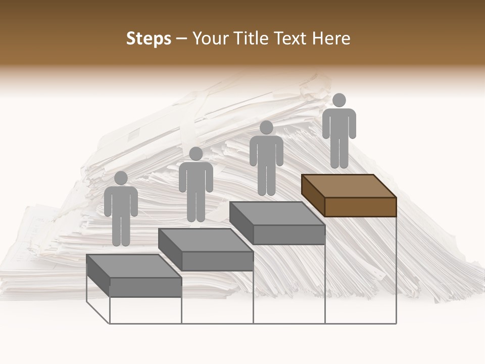 Office Folder Clerk PowerPoint Template