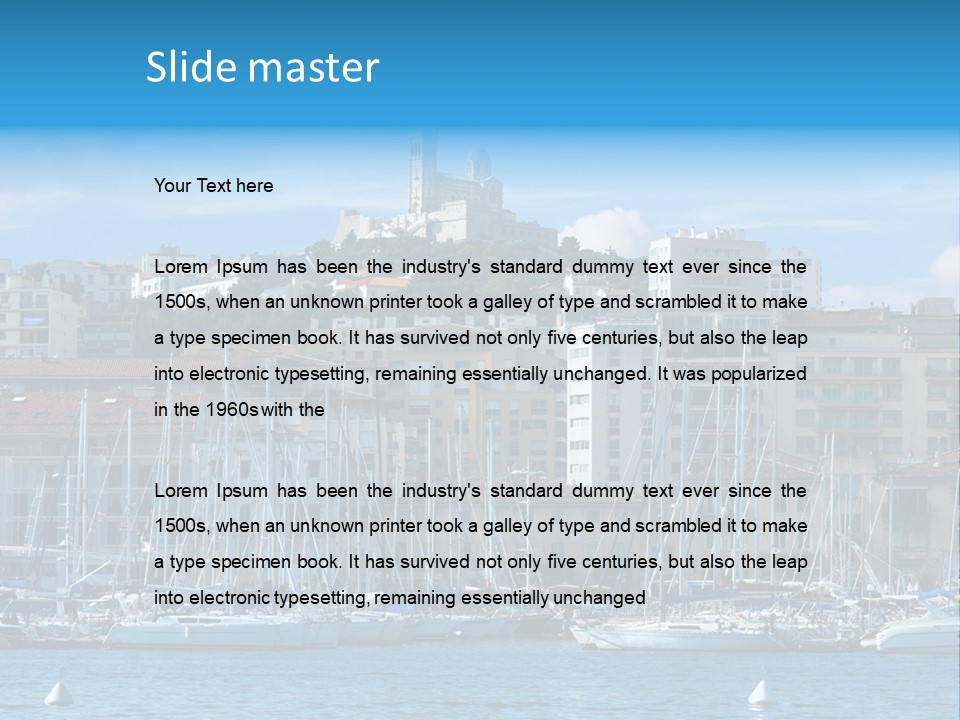 Spring Old Marseille PowerPoint Template