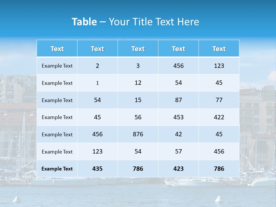 Spring Old Marseille PowerPoint Template