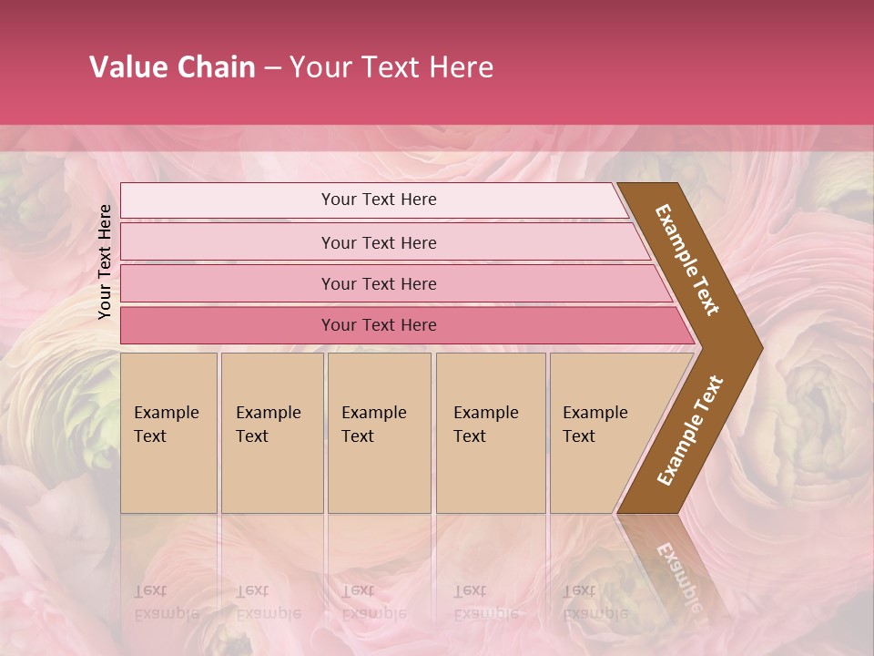 Romance Group Plant PowerPoint Template