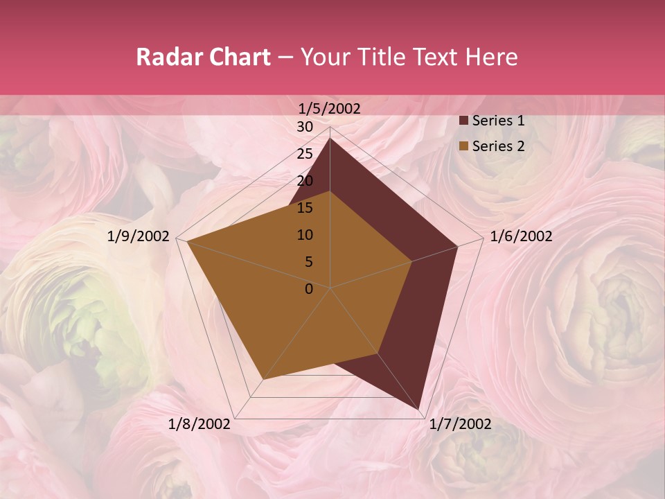 Romance Group Plant PowerPoint Template