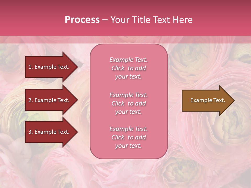 Romance Group Plant PowerPoint Template