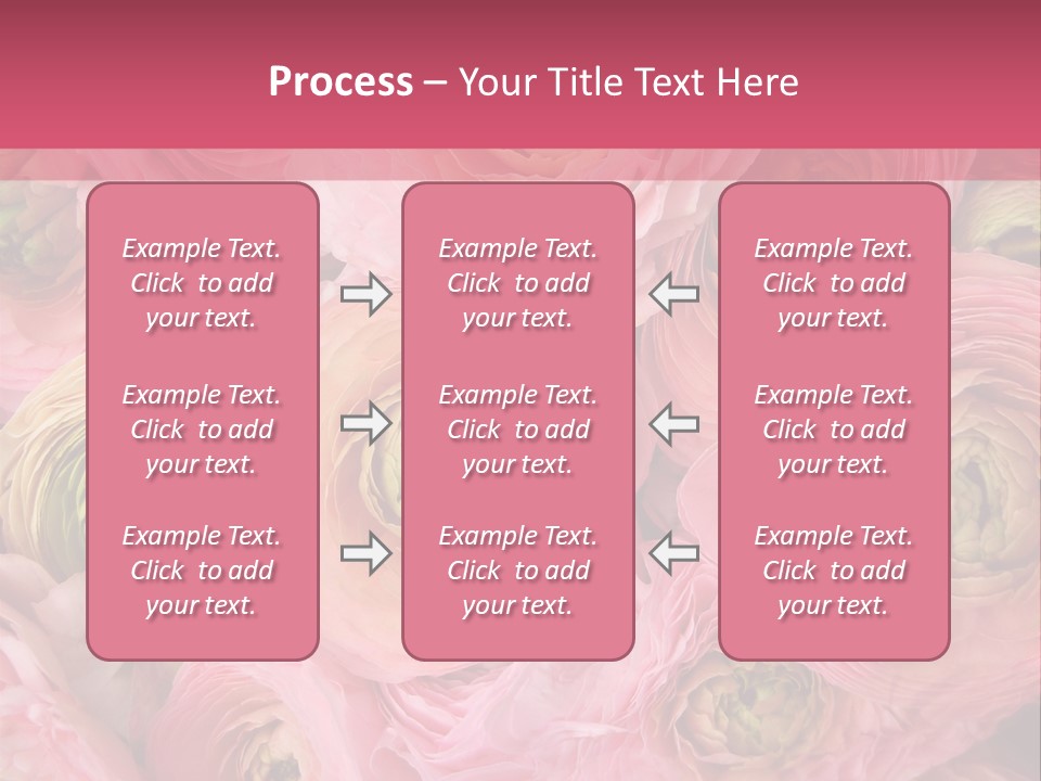 Romance Group Plant PowerPoint Template