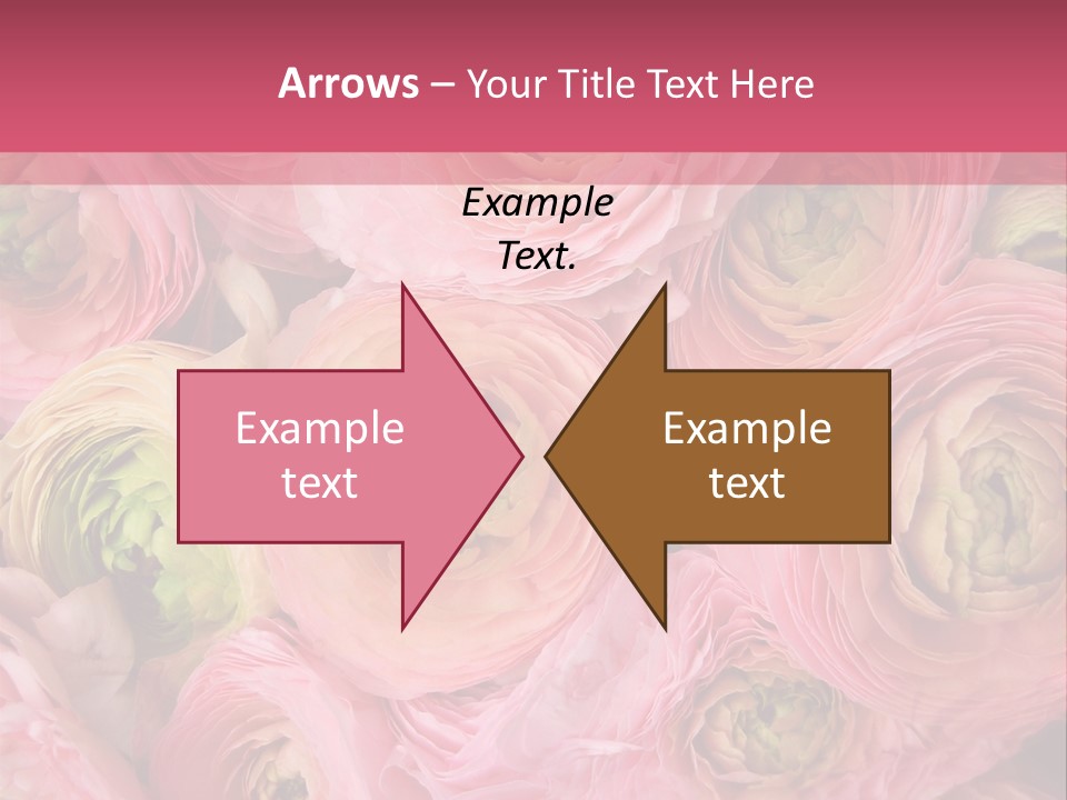Romance Group Plant PowerPoint Template