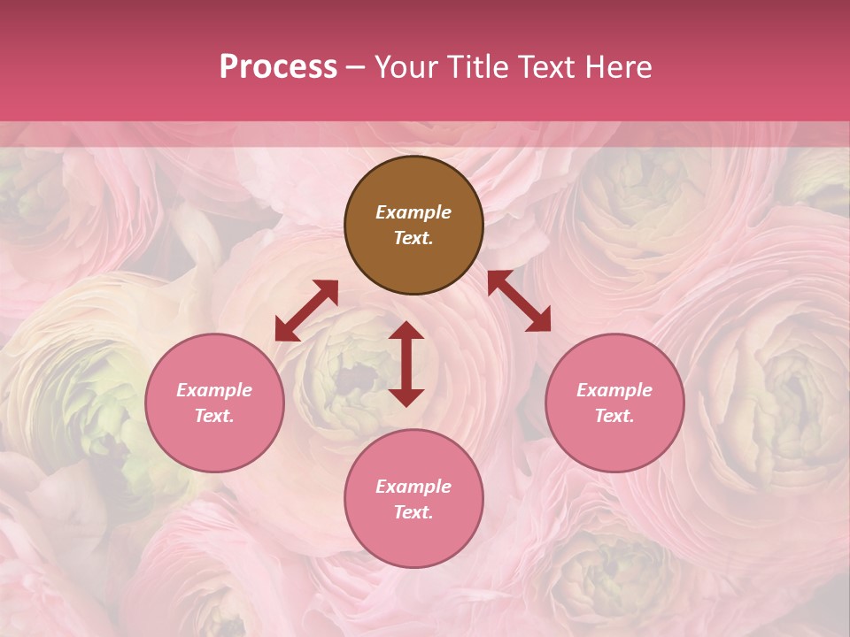 Romance Group Plant PowerPoint Template