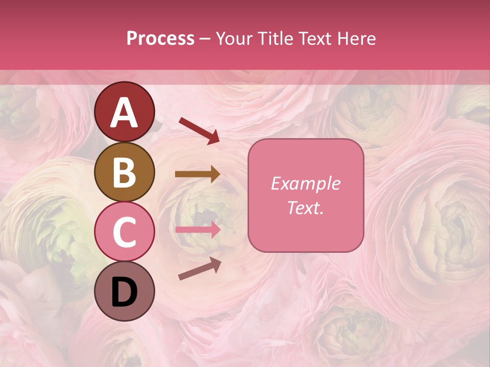 Romance Group Plant PowerPoint Template