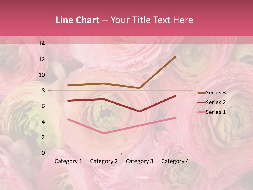 Romance Group Plant PowerPoint Template