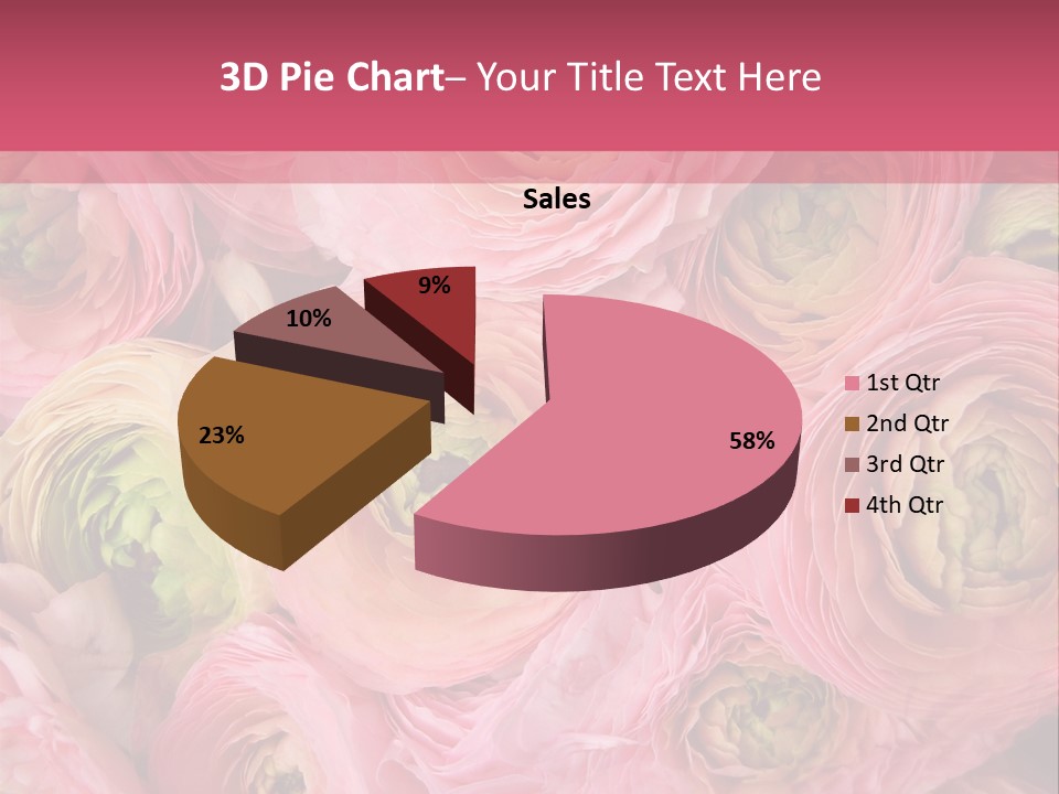 Romance Group Plant PowerPoint Template