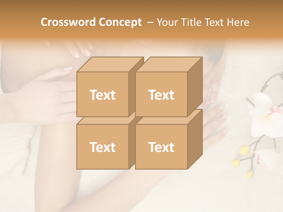 Isolated Healthy Naked PowerPoint Template