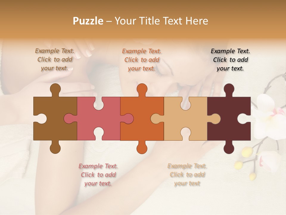 Isolated Healthy Naked PowerPoint Template