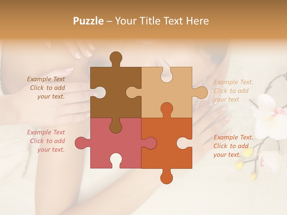 Isolated Healthy Naked PowerPoint Template