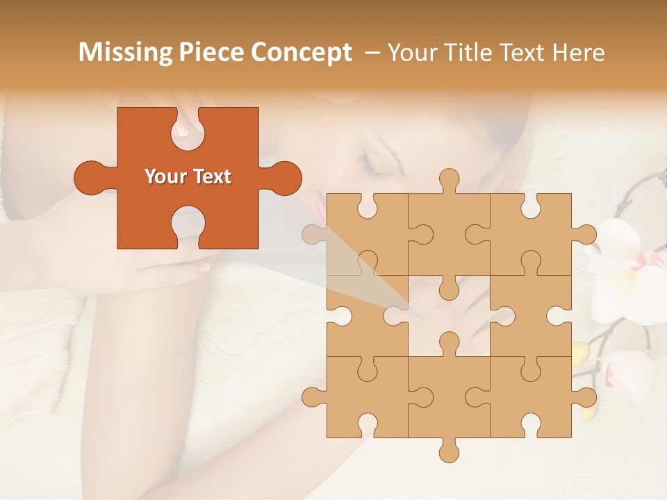 Isolated Healthy Naked PowerPoint Template