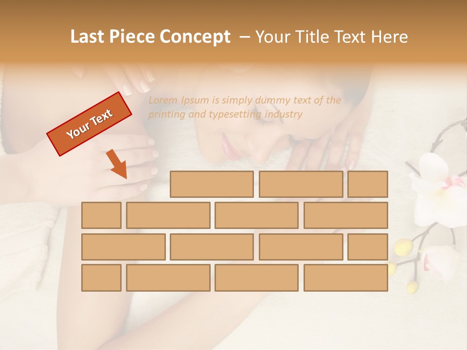 Isolated Healthy Naked PowerPoint Template