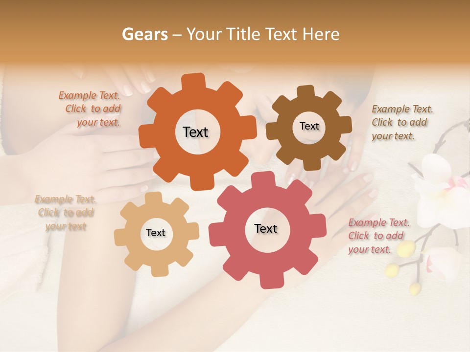 Isolated Healthy Naked PowerPoint Template