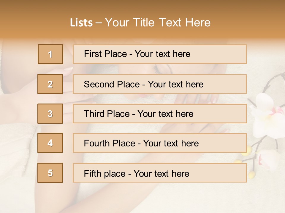 Isolated Healthy Naked PowerPoint Template