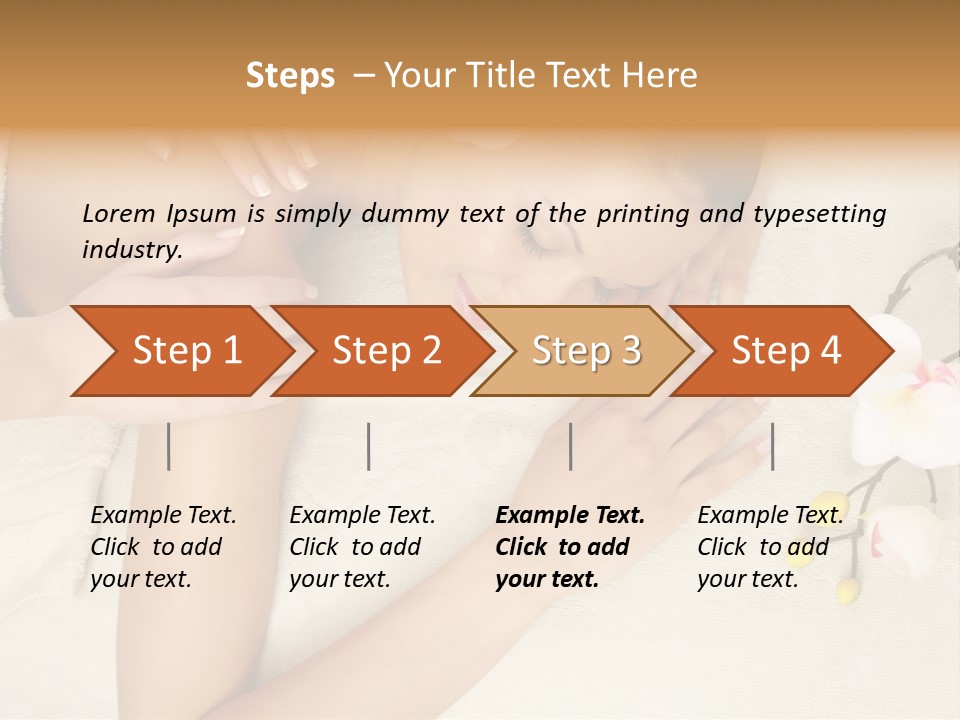 Isolated Healthy Naked PowerPoint Template