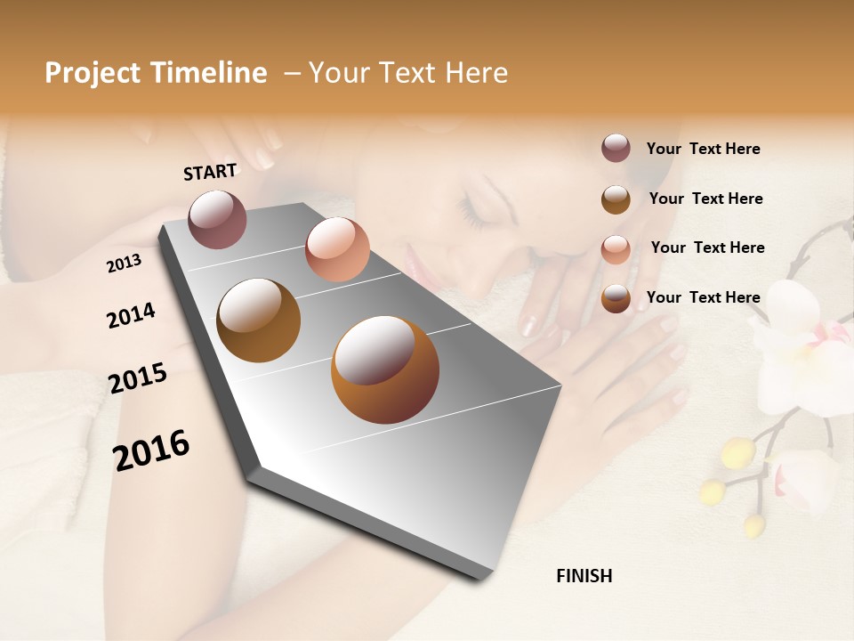 Isolated Healthy Naked PowerPoint Template