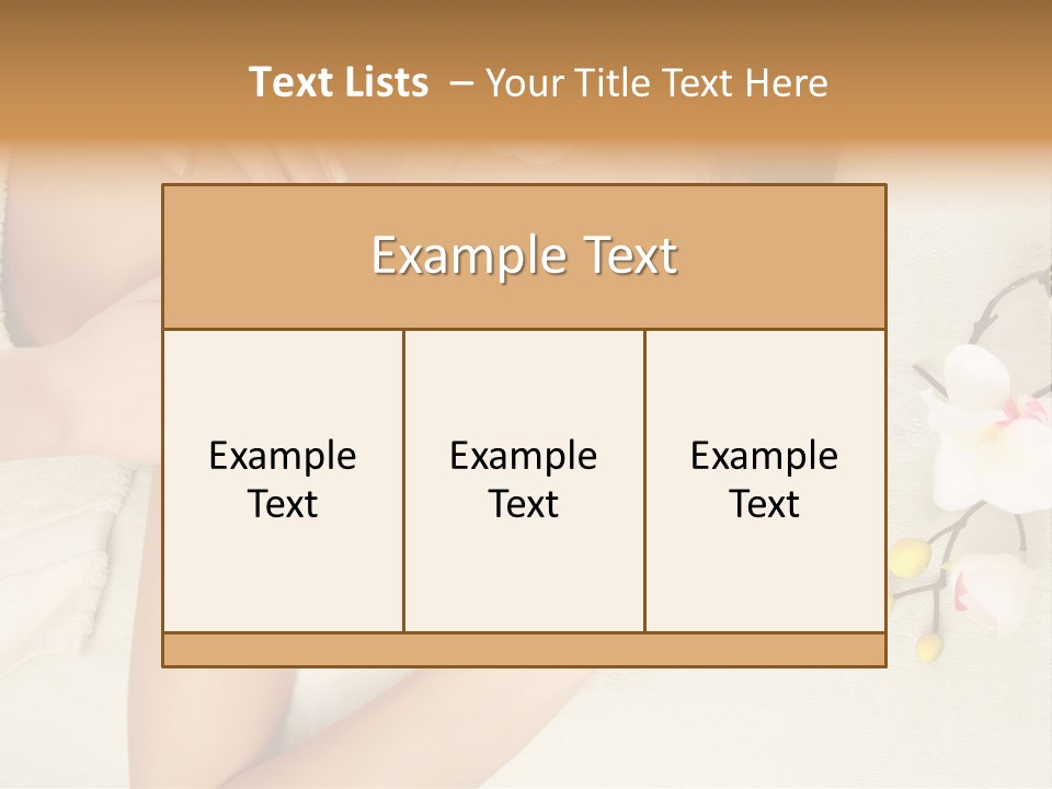 Isolated Healthy Naked PowerPoint Template