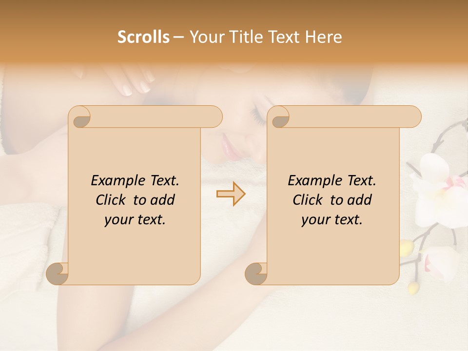 Isolated Healthy Naked PowerPoint Template