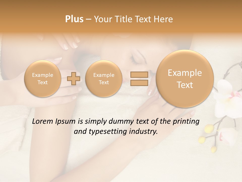 Isolated Healthy Naked PowerPoint Template