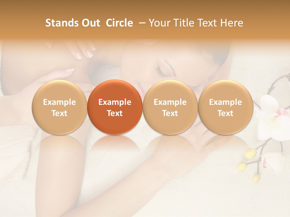 Isolated Healthy Naked PowerPoint Template