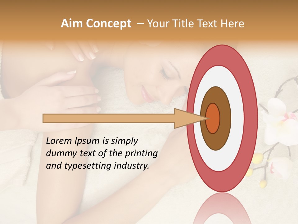 Isolated Healthy Naked PowerPoint Template