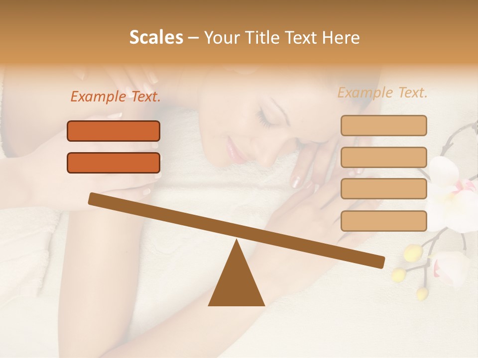 Isolated Healthy Naked PowerPoint Template