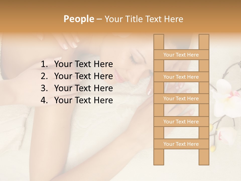 Isolated Healthy Naked PowerPoint Template