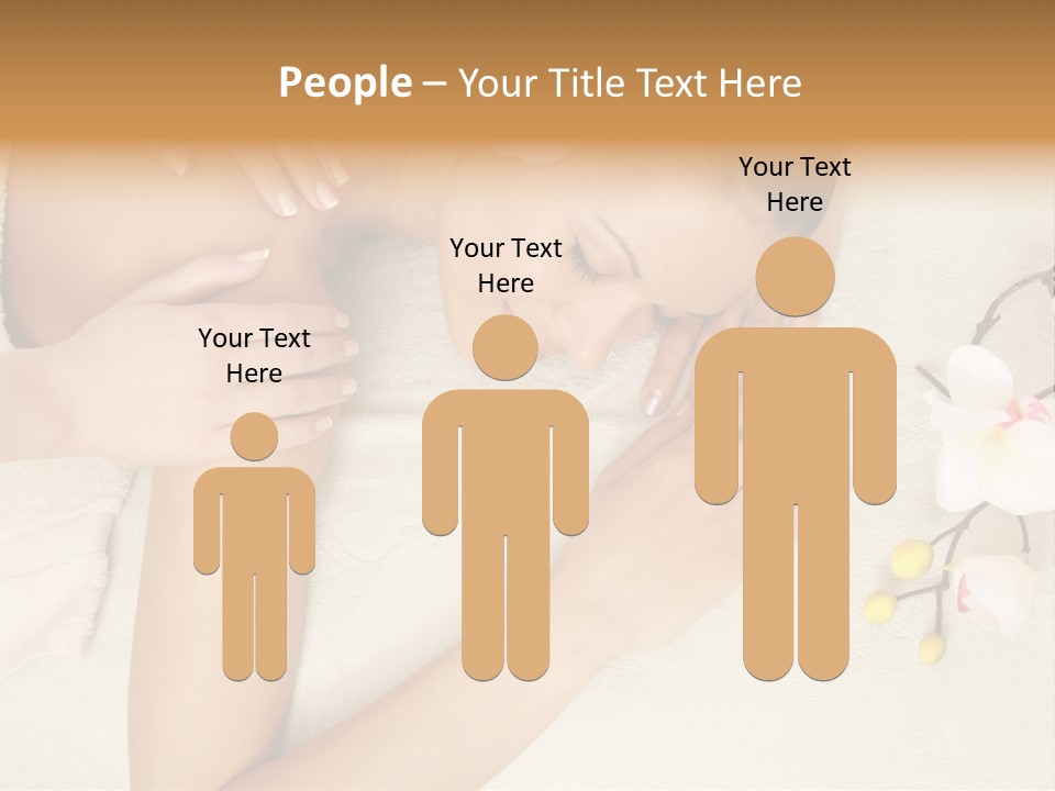 Isolated Healthy Naked PowerPoint Template