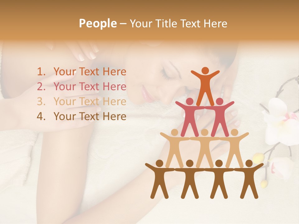 Isolated Healthy Naked PowerPoint Template