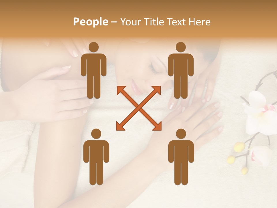 Isolated Healthy Naked PowerPoint Template