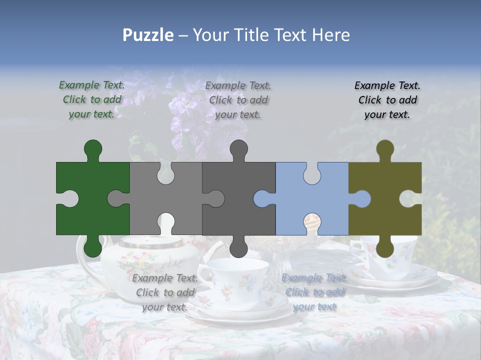 Summer Alfresco Relaxing PowerPoint Template