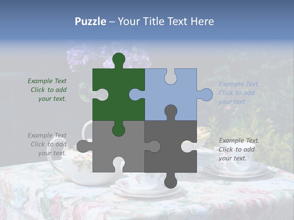 Summer Alfresco Relaxing PowerPoint Template