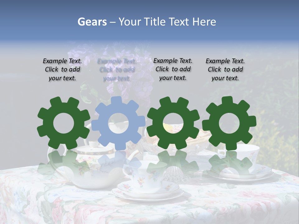 Summer Alfresco Relaxing PowerPoint Template