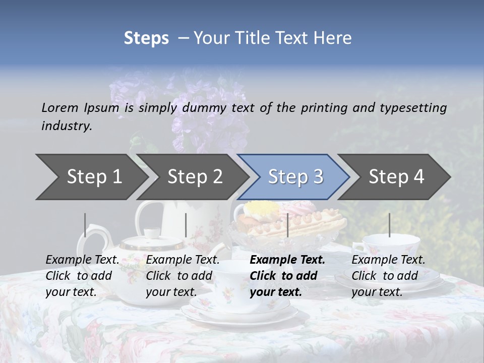Summer Alfresco Relaxing PowerPoint Template