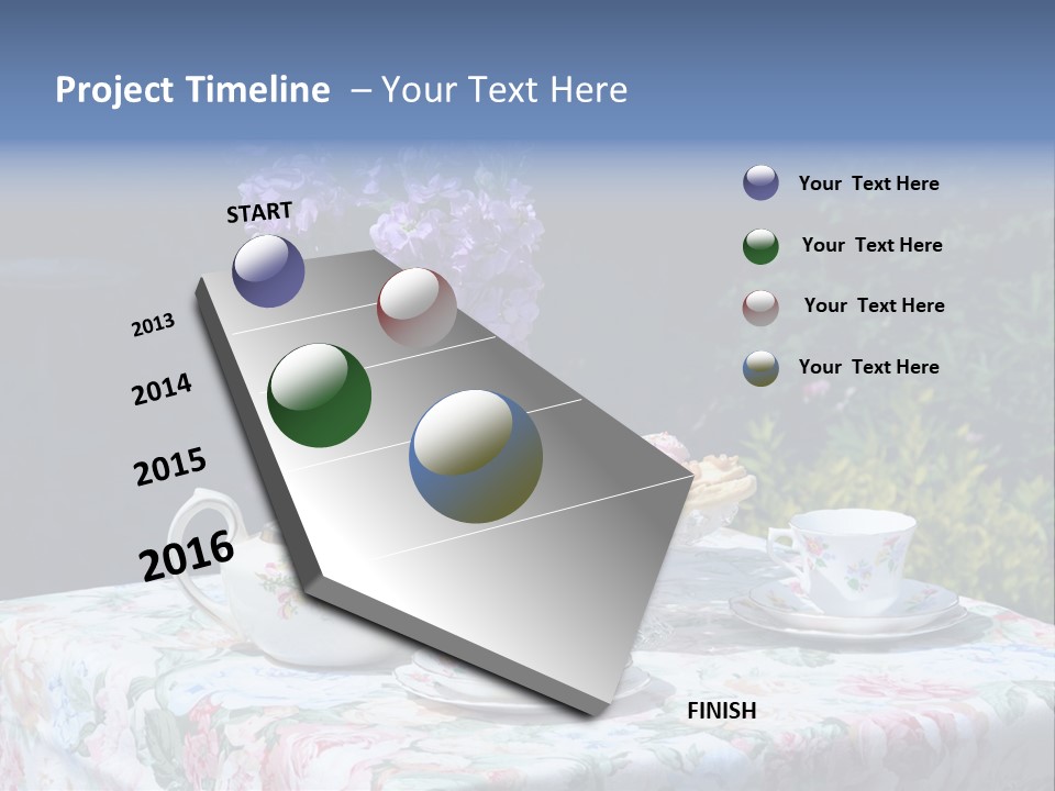 Summer Alfresco Relaxing PowerPoint Template