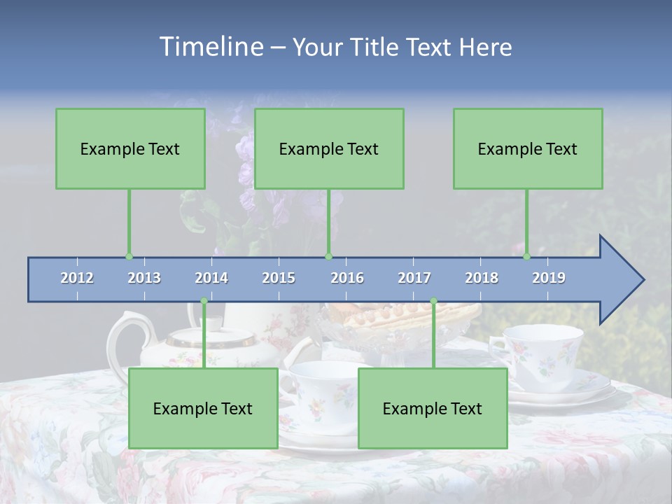 Summer Alfresco Relaxing PowerPoint Template