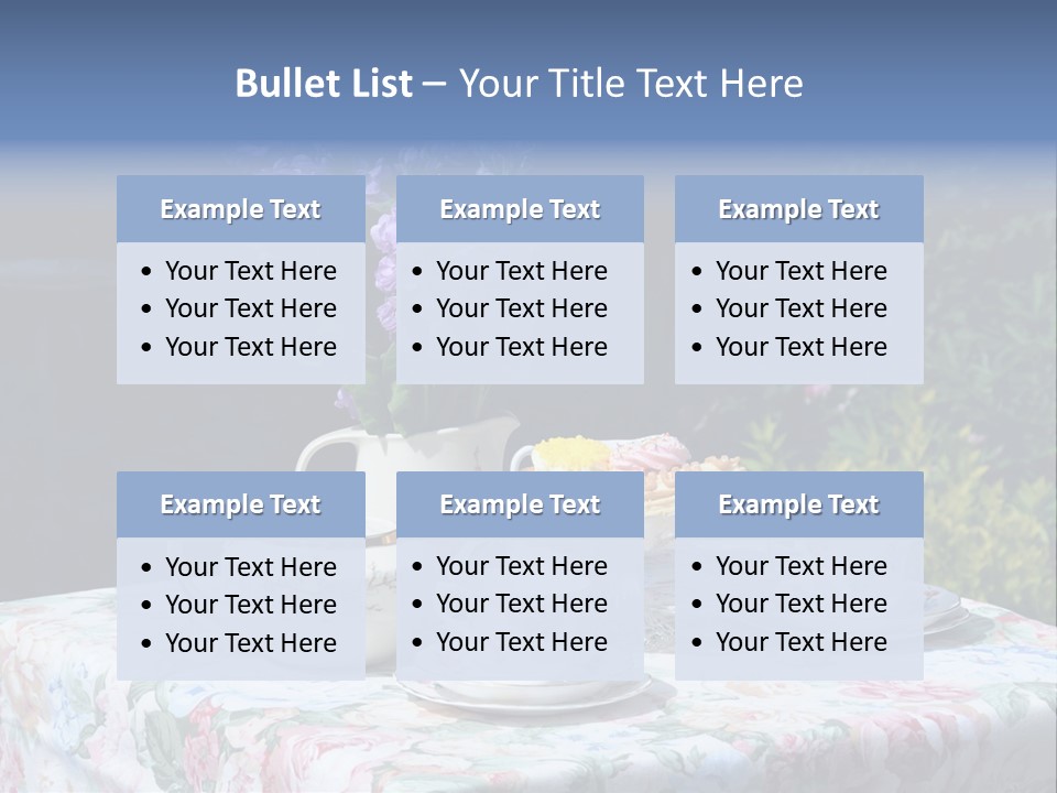 Summer Alfresco Relaxing PowerPoint Template